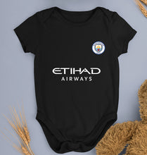 Load image into Gallery viewer, Manchester City F.C 2021-22 Kids Romper For Baby Boy/Girl-0-5 Months(18 Inches)-Black-Ektarfa.online
