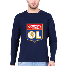 Load image into Gallery viewer, Lyon Full Sleeves T-Shirt for Men-Navy Blue-Ektarfa.online
