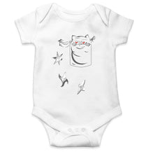 Load image into Gallery viewer, NINJA CAT Kids Romper For Baby Boy/Girl-0-5 Months(18 Inches)-White-Ektarfa.online
