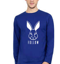 Load image into Gallery viewer, Rabbit Bunny Full Sleeves T-Shirt for Men-Royal Blue-Ektarfa.online
