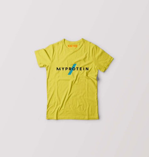 Myprotein Kids T-Shirt for Boy/Girl-Yellow-Ektarfa.online