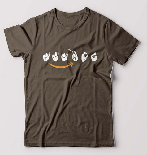 Amazon T-Shirt for Men-Olive Green-Ektarfa.online