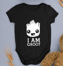 Load image into Gallery viewer, Groot Kids Romper For Baby Boy/Girl-0-5 Months(18 Inches)-Black-Ektarfa.online
