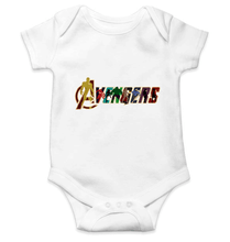 Load image into Gallery viewer, Avengers Kids Romper Kids Romper For Baby Boy/Girl-0-5 Months(18 Inches)-White-Ektarfa.online
