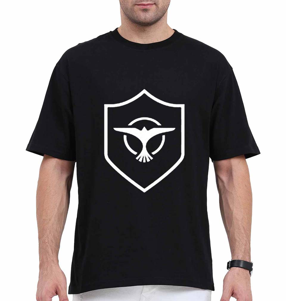 Tiesto Oversized T-Shirt for Men-Black-Ektarfa.online