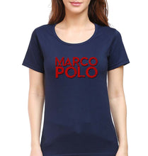Load image into Gallery viewer, Marco Polo T-Shirt for Women-Navy Blue-Ektarfa.online
