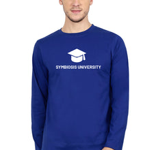 Load image into Gallery viewer, Symbiosis Full Sleeves T-Shirt for Men-Royal blue-Ektarfa.online
