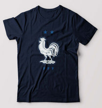 Load image into Gallery viewer, France Football T-Shirt for Men-Navy Blue-Ektarfa.online

