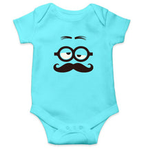 Load image into Gallery viewer, Minion Kids Romper For Baby Boy/Girl-0-5 Months(18 Inches)-Sky Blue-Ektarfa.online
