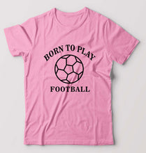 Load image into Gallery viewer, Play Football T-Shirt for Men-S(38 Inches)-Light Baby Pink-Ektarfa.online
