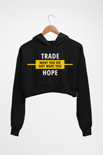 Load image into Gallery viewer, Share Market(Stock Market) Crop HOODIE FOR WOMEN
