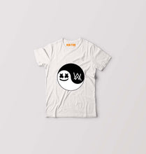 Load image into Gallery viewer, alan walker marshmello Kids T-Shirt for Boy/Girl-White-Ektarfa.online

