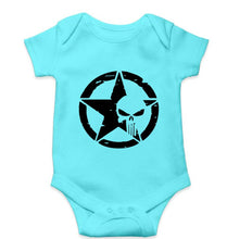 Load image into Gallery viewer, Punisher Kids Romper For Baby Boy/Girl-0-5 Months(18 Inches)-Sky Blue-Ektarfa.online
