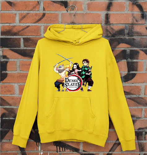 Demon Slayer Unisex Hoodie for Men/Women-Mustard Yellow-Ektarfa.online