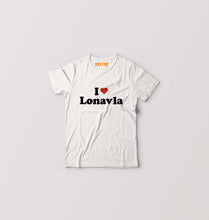 Load image into Gallery viewer, I Love Lonavla Kids T-Shirt for Boy/Girl-White-Ektarfa.online

