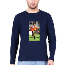 Load image into Gallery viewer, David Campese Full Sleeves T-Shirt for Men-S(38 Inches)-Navy Blue-Ektarfa.online
