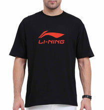 Load image into Gallery viewer, Li-Ning Oversized T-Shirt for Men-Black-Ektarfa.online

