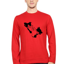 Load image into Gallery viewer, Dog Full Sleeves T-Shirt for Men-Red-Ektarfa.online
