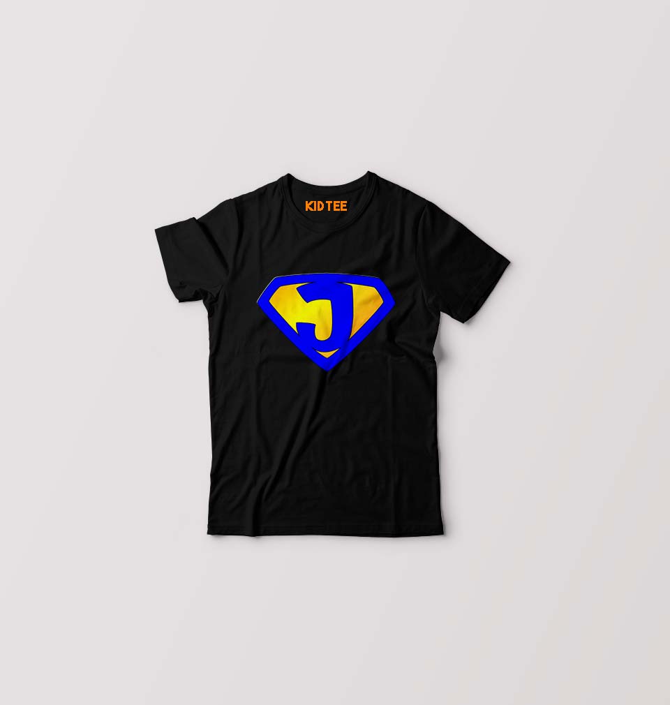 Junior Kids T-Shirt for Boy/Girl-Black-Ektarfa.online
