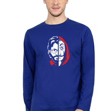 Load image into Gallery viewer, Money Heist The Professor Full Sleeves T-Shirt for Men-Royal Blue-Ektarfa.online
