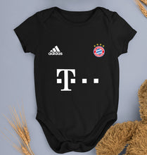Load image into Gallery viewer, FC Bayern Munich 2021-22 Kids Romper For Baby Boy/Girl-Black-Ektarfa.online
