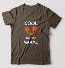 Load image into Gallery viewer, Cool Like My Maamu T-Shirt for Men-Olive Green-Ektarfa.online
