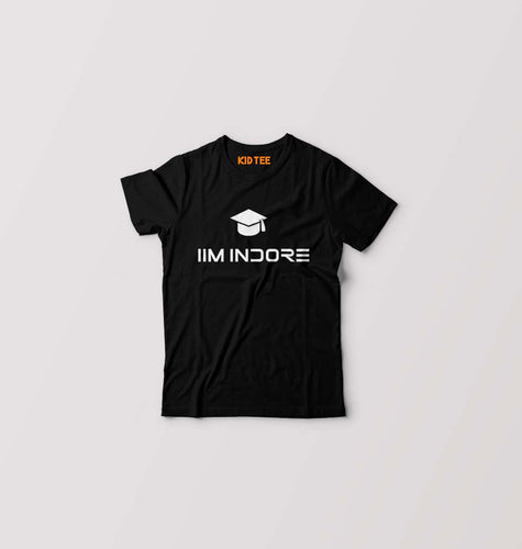 IIM I Indore Kids T-Shirt for Boy/Girl-0-1 Year(20 Inches)-Black-Ektarfa.online