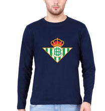 Load image into Gallery viewer, Real-Betis Full Sleeves T-Shirt for Men-Navy Blue-Ektarfa.online
