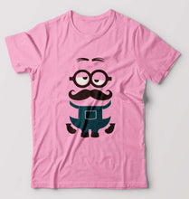 Load image into Gallery viewer, Minion T-Shirt for Men-Light Baby Pink-Ektarfa.online
