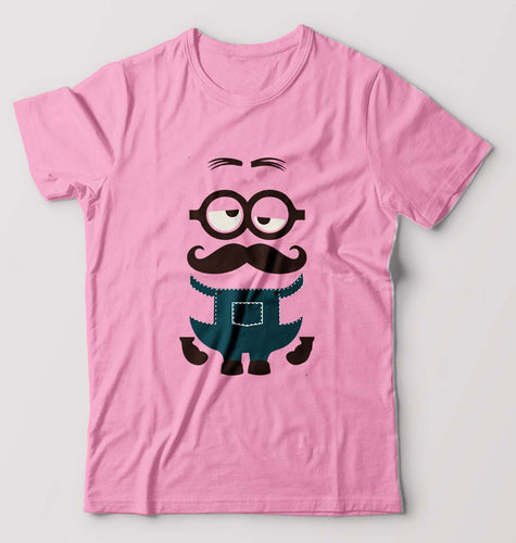 Minion T-Shirt for Men-Light Baby Pink-Ektarfa.online