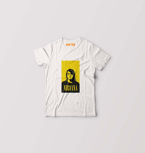 Nirvana Kids T-Shirt for Boy/Girl-White-Ektarfa.online