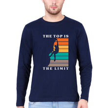 Load image into Gallery viewer, Limit Full Sleeves T-Shirt for Men-S(38 Inches)-Navy Blue-Ektarfa.online
