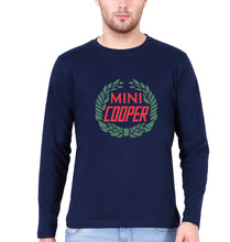 Load image into Gallery viewer, Mini Cooper Full Sleeves T-Shirt for Men-Navy Blue-Ektarfa.online

