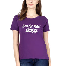 Load image into Gallery viewer, How&#39;s The Josh T-Shirt for Women-Purple-Ektarfa.online
