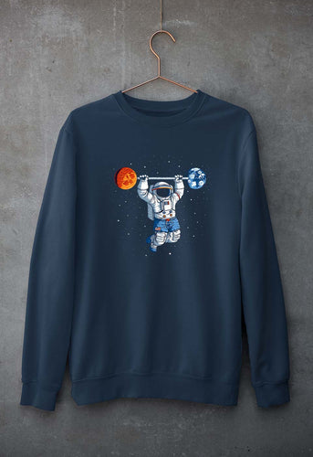 Gym Unisex Sweatshirt for Men/Women-Navy Blue-Ektarfa.online