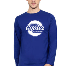Load image into Gallery viewer, Internet Full Sleeves T-Shirt for Men-Royal Blue-Ektarfa.online

