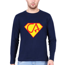 Load image into Gallery viewer, Chartered Accountants(CA) Full Sleeves T-Shirt for Men-Navy Blue-Ektarfa.online
