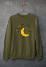Load image into Gallery viewer, Banana Unisex Sweatshirt for Men/Women-S(40 Inches)-Olive Green-Ektarfa.online
