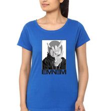Load image into Gallery viewer, EMINEM T-Shirt for Women-XS(32 Inches)-Royal Blue-Ektarfa.online
