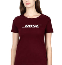 Load image into Gallery viewer, Bose T-Shirt for Women-Maroon-Ektarfa.online
