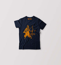 Load image into Gallery viewer, RAMJI Shree Ram T-Shirt for Boy/Girl-Navy Blue-Ektarfa.online
