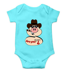 Load image into Gallery viewer, Pig Funny Kids Romper For Baby Boy/Girl-0-5 Months(18 Inches)-Sky Blue-Ektarfa.online
