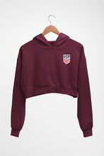 Load image into Gallery viewer, USA Football Crop HOODIE FOR WOMEN
