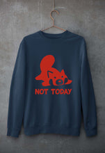 Load image into Gallery viewer, Rocket Raccoon Lazy Not Today Unisex Sweatshirt for Men/Women-Navy Blue-Ektarfa.online
