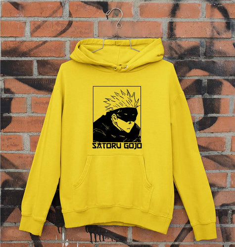 Gojo Satoru Anime Unisex Hoodie for Men/Women-Mastard Yellow-Ektarfa.online