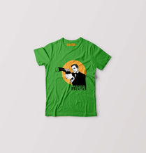 Load image into Gallery viewer, James Bond 007 Kids T-Shirt for Boy/Girl-Flag Green-Ektarfa.online
