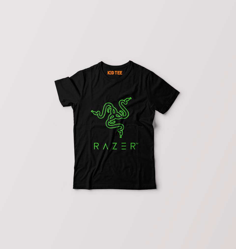 Razer Kids T-Shirt for Boy/Girl-Black-Ektarfa.online