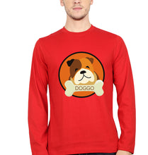 Load image into Gallery viewer, Dog Full Sleeves T-Shirt for Men-Red-Ektarfa.online

