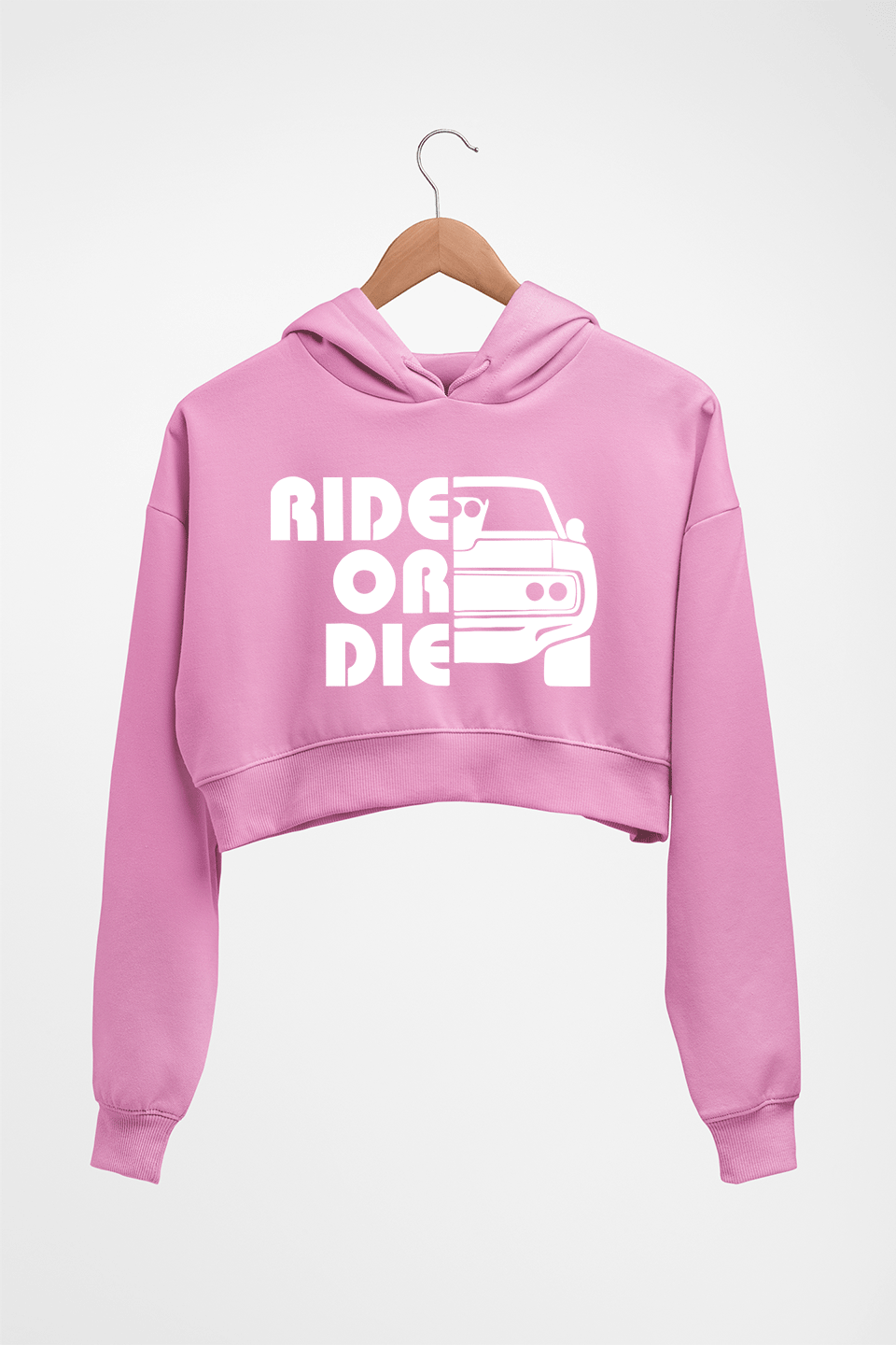 Fast & Furious Ride or Die Crop HOODIE FOR WOMEN