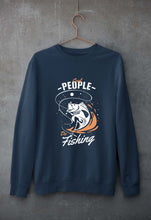 Load image into Gallery viewer, Fishing Unisex Sweatshirt for Men/Women-Navy Blue-Ektarfa.online
